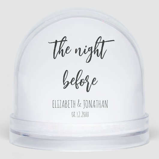 The Night Before the Wedding Rehearsal Dinner (正面)