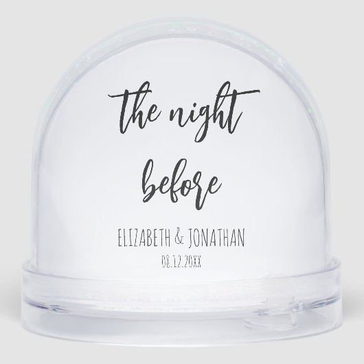 The Night Before the Wedding Rehearsal Dinner (裏面)