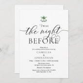 The Night Before, TWAS Wedding Rehearsal Dinner 招待状 (正面/裏面)