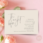 The Night Before, Wedding Rehearsal Dinner 招待状