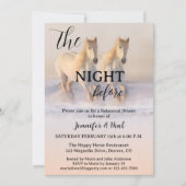 The Night Before Winter Horses Rehearsal Dinner 招待状 (正面)