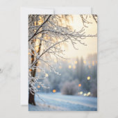 The Night Before Winter Horses Rehearsal Dinner 招待状 (裏面)