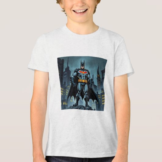 The Night Guardian Kids'のTシャツ – Hero Insp漫画 トライブレンドＴシャツ (正面)