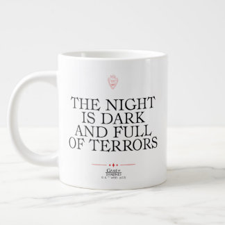 The Night is Dark and Full of Terrors ジャンボコーヒーマグカップ