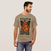 THE NIGHT THE MOON TURNED TO FIRE TOTAL LUNAR ECLI Tシャツ (正面フル)