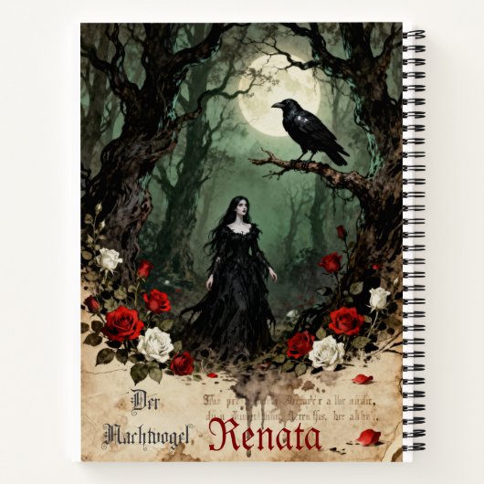 The Nightbird ノートブック (裏面)