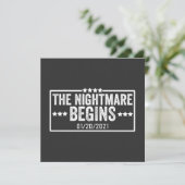 the nightmare begins 招待状 (スタンド正面)