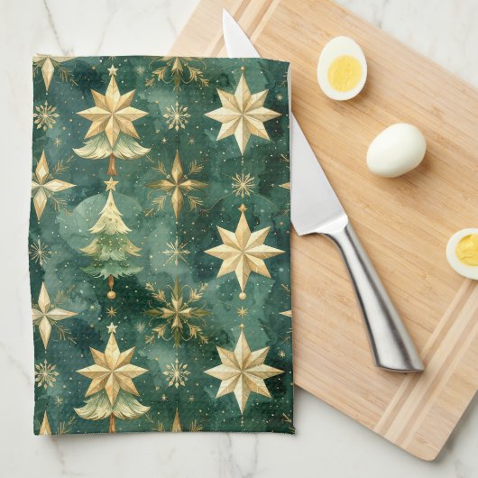 The Noël Kitchen Elegance キッチンタオル (四つ折り)