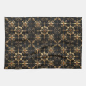 The Noël Kitchen Elegance - Black キッチンタオル (横)