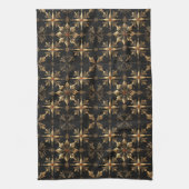 The Noël Kitchen Elegance - Black キッチンタオル (縦)