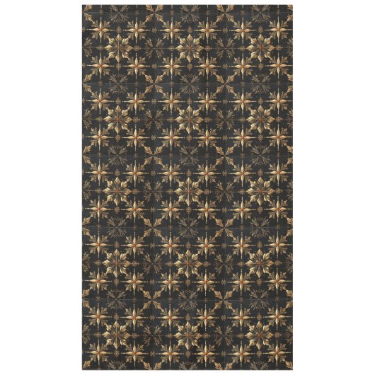 The Noël Kitchen Elegance - Black テーブルクロス (正面)