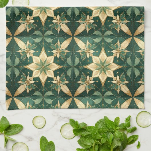 The Noël Kitchen Elegance - Star キッチンタオル (折り畳み)