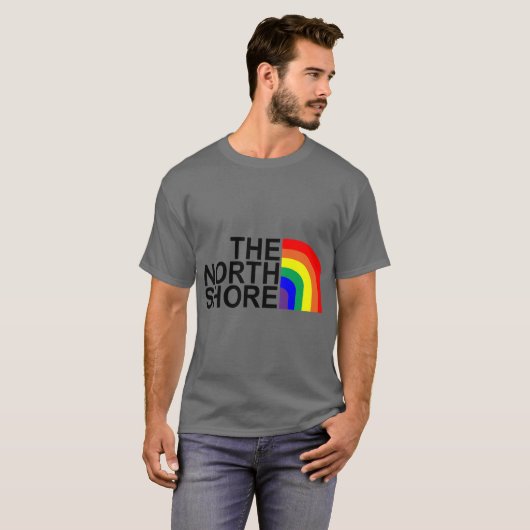 The North Shore Rainbow Tシャツ (正面フル)