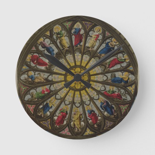 The North Window, 'Westminster Abbey'のプレートD ラウンド壁時計 (正面)