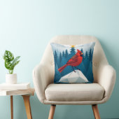 The northern cardinal Christmas special クッション (椅子)