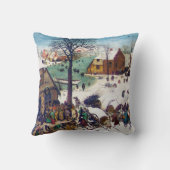 The Nostements at Bethlehem, Pieter Bruegel クッション (裏面)