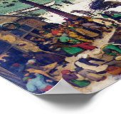 The Nostements at Bethlehem, Pieter Bruegel ポスター (角)