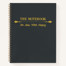 The Notebook | シンプルなチャコールゴールドジャーナル