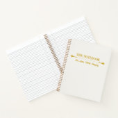 The Notebook | シンプル アイボリー ゴールド ジャーナル (内部)