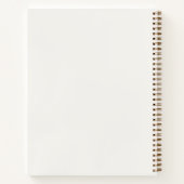The Notebook | シンプル アイボリー ゴールド ジャーナル (裏面)