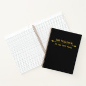 The Notebook | シンプル ブラック ゴールド ジャーナル (内部)