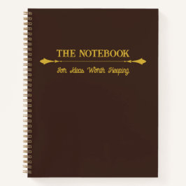 The Notebook | ミニマリスト エスプレッソ ゴールド ジャーナル