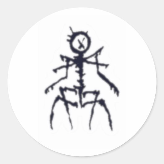 The Nothingステッカー ラウンドシール (正面)