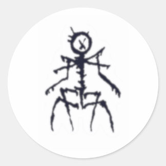 The Nothingステッカー ラウンドシール