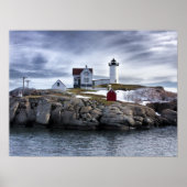The "Nubble"  Cape Neddick lighthouse York, Maine ポスター (正面)