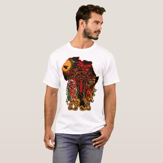 The Nubian Pharaoh Tシャツ (正面フル)