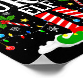 The Nurse Elf Christmas Nursing Funny Rn Christmas ポスター (角)