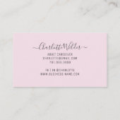 The Nurse Tarot Business Card 名刺 (裏面)