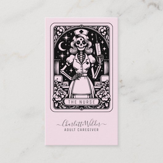 The Nurse Tarot Business Card 名刺 (正面)