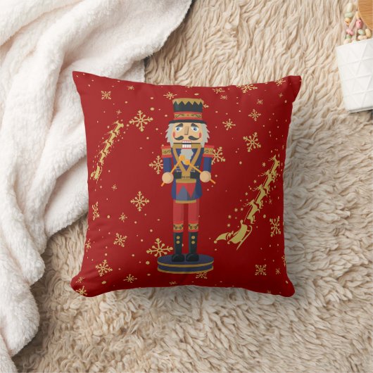 The nutcracker at Christmas クッション (ブランケット)