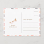 The Nutcracker Ballerina Christmas Postcard ポストカード (裏面)