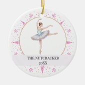 The Nutcracker Ballet Christmas Holiday セラミックオーナメント (正面)