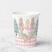 The Nutcracker Ballet Pastel Pink Christmas Blonde 紙コップ (左)