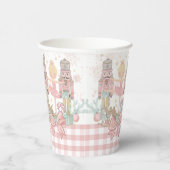 The Nutcracker Ballet Pastel Pink Christmas Blonde 紙コップ (右)