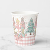 The Nutcracker Ballet Pastel Pink Christmas Blonde 紙コップ (正面)