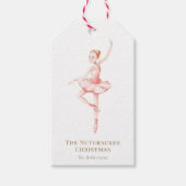 The Nutcracker Christmas Ballerina Gift Tag  ギフトタグ (正面)