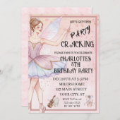  The Nutcracker Christmas Ballet Birthday 招待状 (正面/裏面)