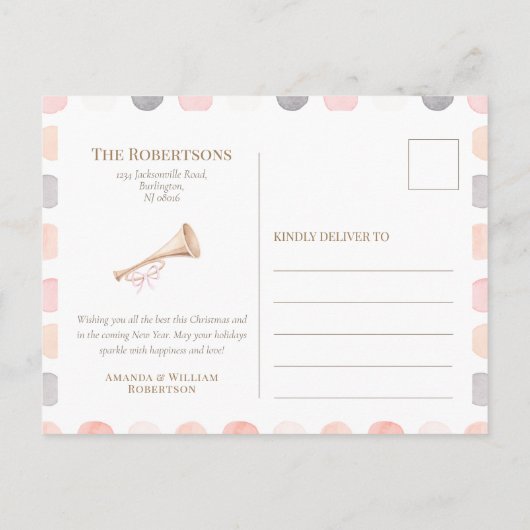 The Nutcracker Christmas Ballet Postcard  ポストカード (裏面)