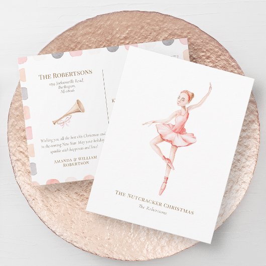 The Nutcracker Christmas Ballet Postcard ポストカード