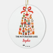 The Nutcracker Custom Ballet Role Christmas セラミックオーナメント (左)