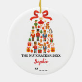 The Nutcracker Custom Ballet Role Christmas セラミックオーナメント (裏面)