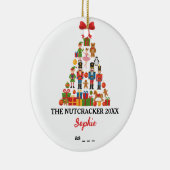 The Nutcracker Custom Ballet Role Christmas セラミックオーナメント (右)
