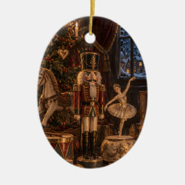 The Nutcracker Dream | Vintage Christmas Ornament セラミックオーナメント