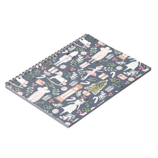 The Nutcracker modern watercolor ノートブック (左側)