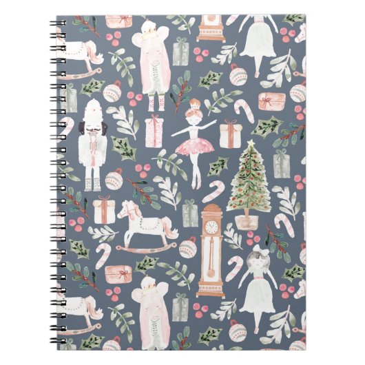 The Nutcracker modern watercolor ノートブック (正面)