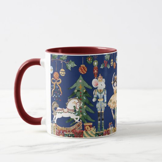 The Nutcracker Vintage Christmas Ballet  マグカップ (左)